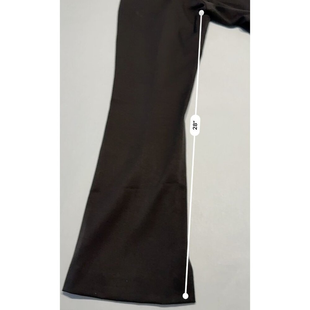 Vertigo Paris Solid Black Hidden Fly Bootcut Trou… - image 5